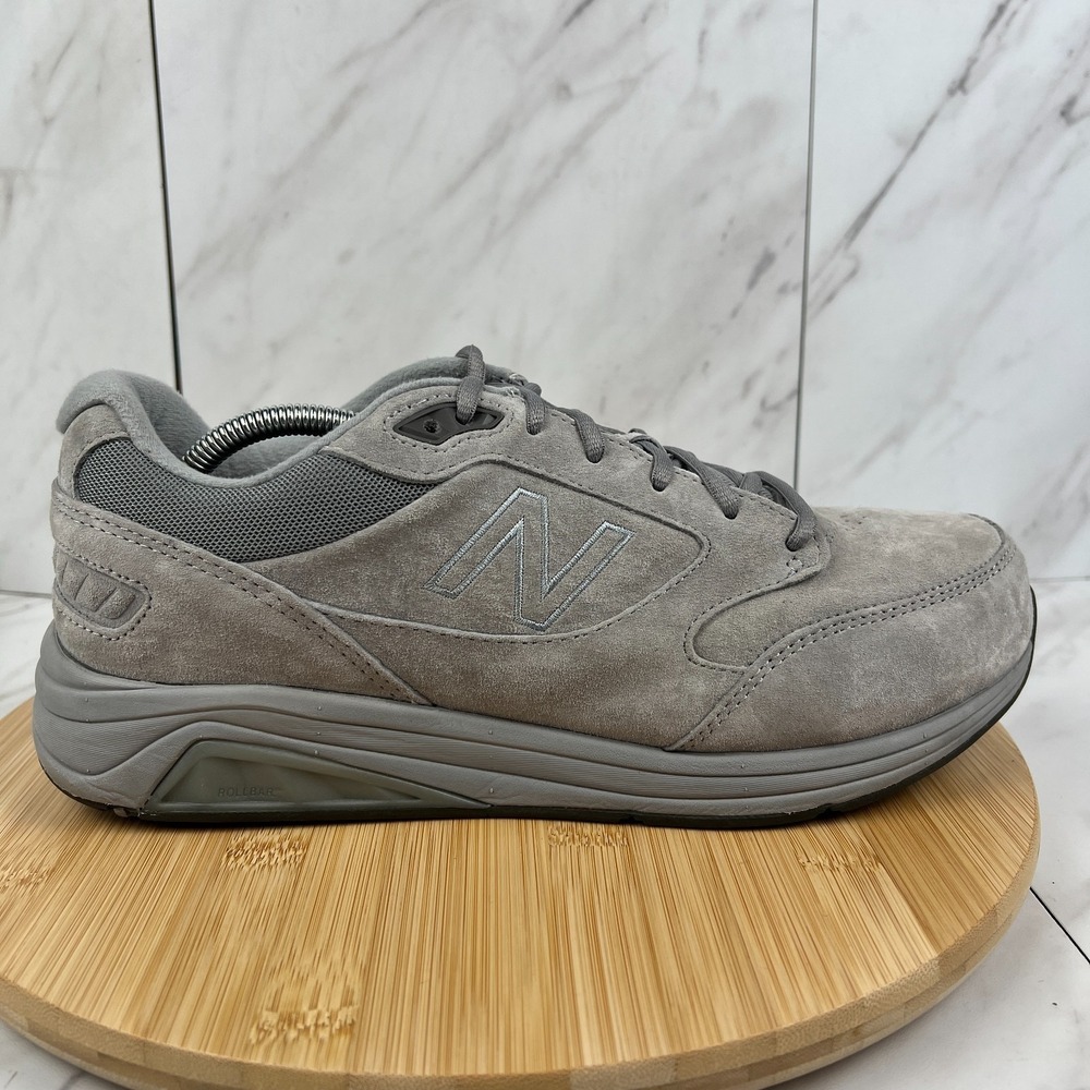 New Balance 928v3 Mens Size 10 4E WIDE Gray Suede Walking Sneaker Shoes MW928GY3